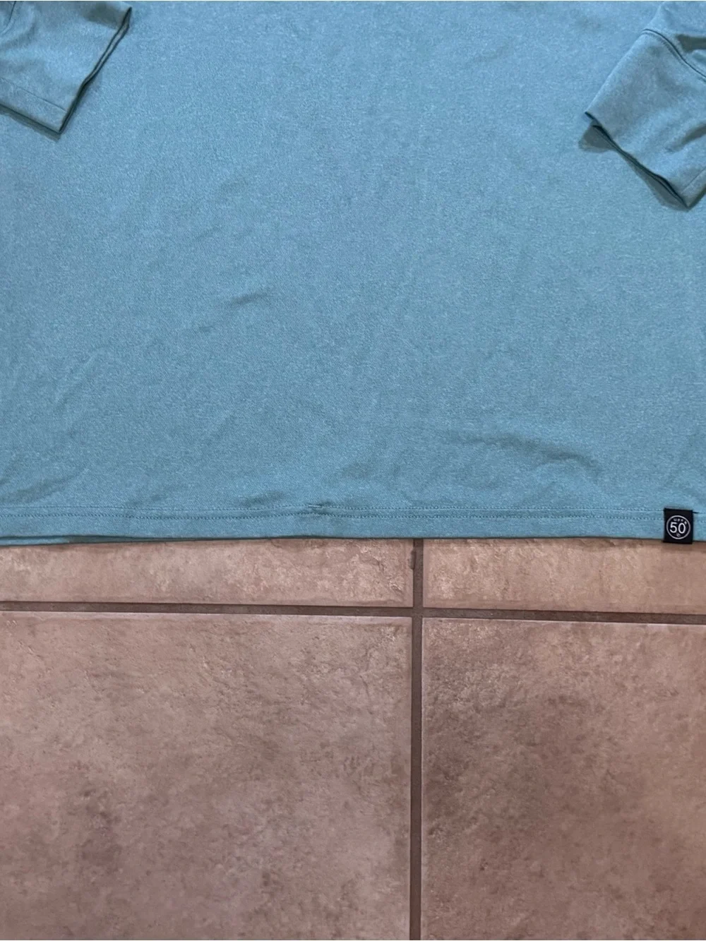 Rip Curl Men's Long Sleeve Swim Tee in Teal Blue